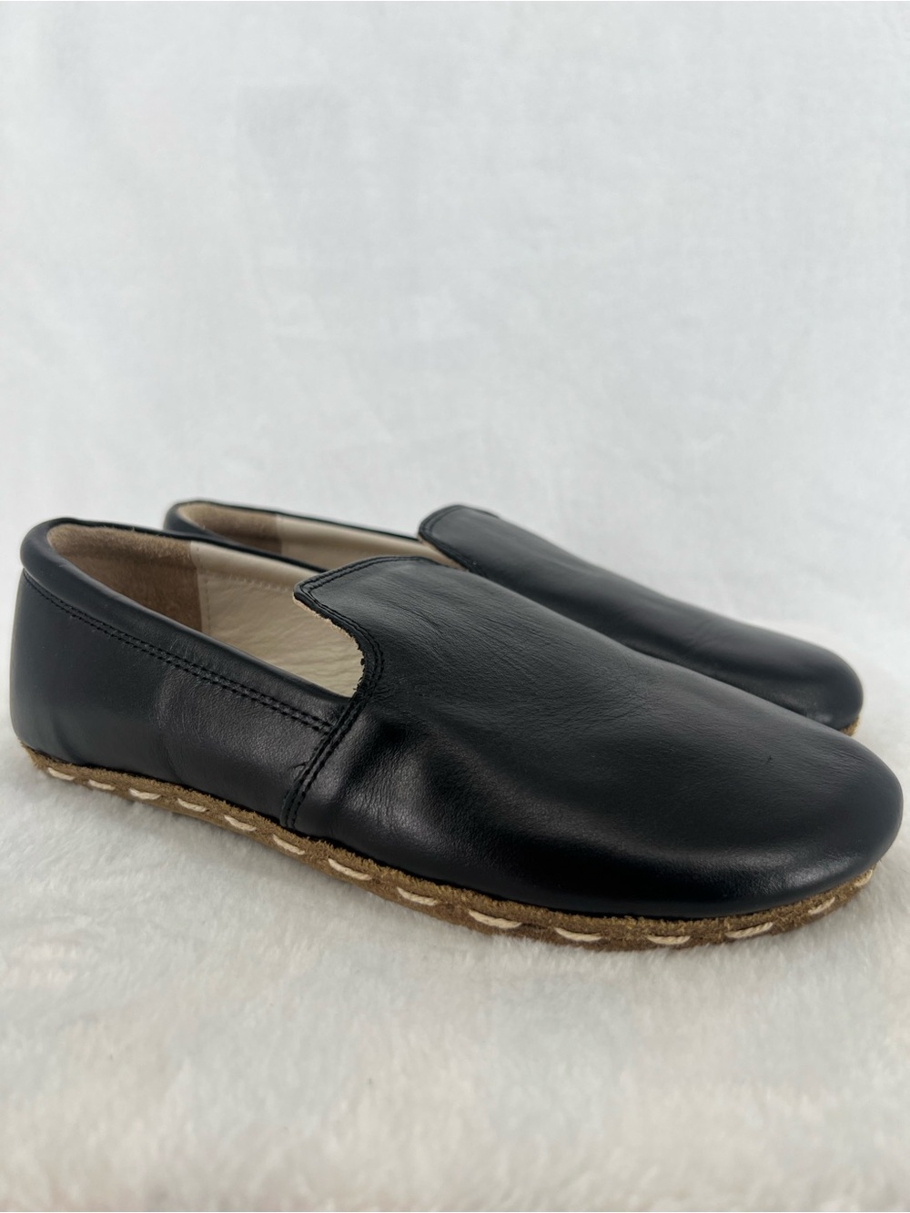 Earth Harmony EH Grounding Earthing Barefoot Slip-On Shoes Leather Copper Sz 38
